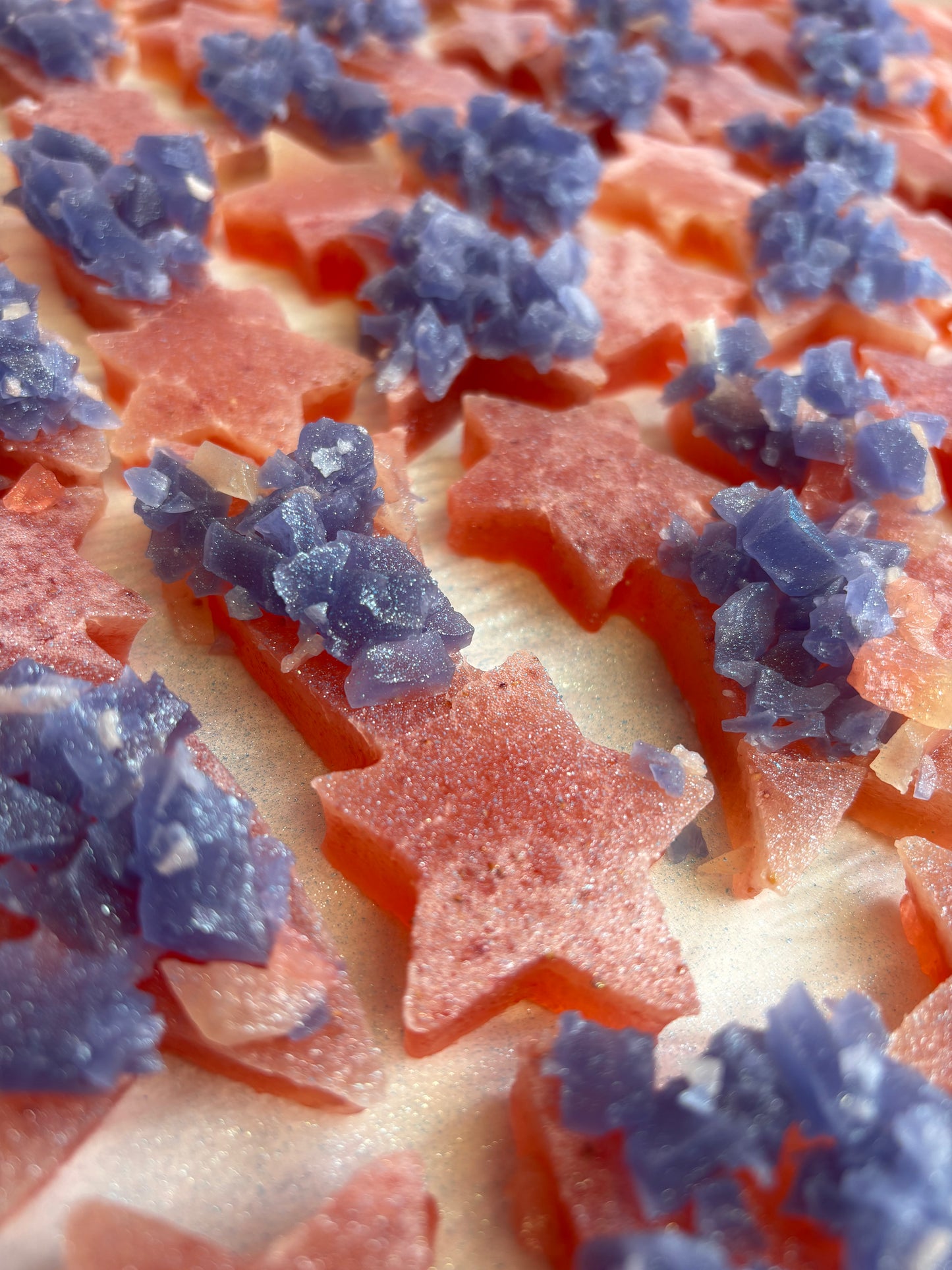 Shooting Star, Strawberry, Pineapple, Coconut- Crystal Candy Kohakutou