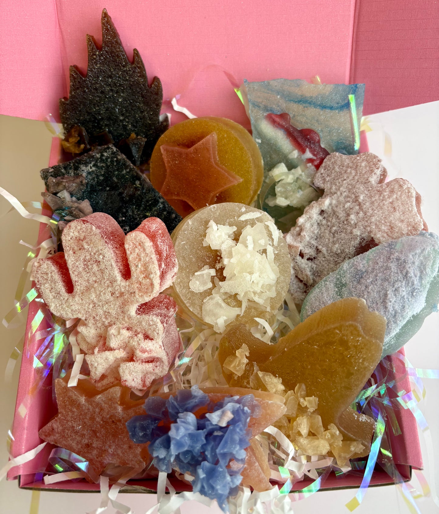 Tropical Sun Crystal Candy Variety Box – 10 Handmade Kohakutou Flavors for May (Copy)