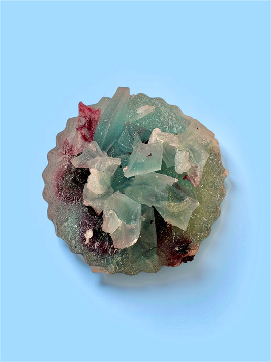 Blueberry Muffin Crystal Candy | Handcrafted Kohakutou | Sparkles Crystal Candy