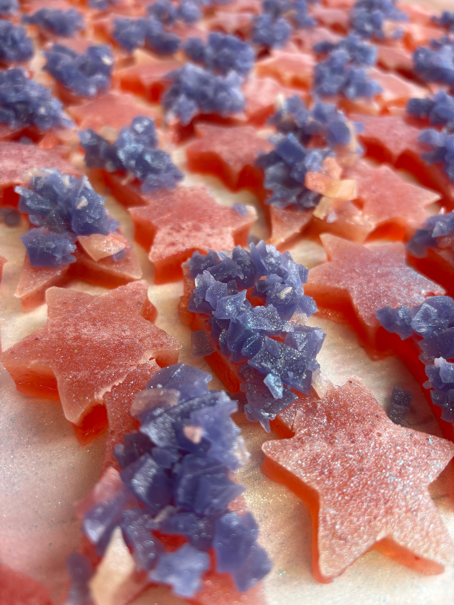 Shooting Star, Strawberry, Pineapple, Coconut- Crystal Candy Kohakutou