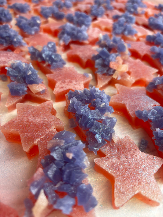Shooting Star, Strawberry, Pineapple, Coconut- Crystal Candy Kohakutou